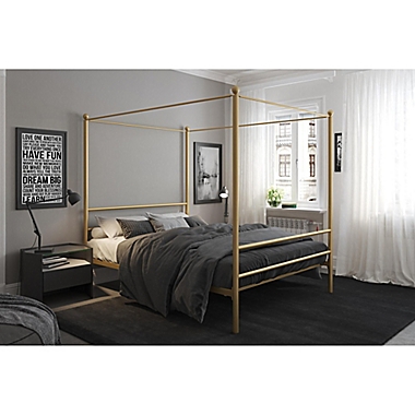Everyroom Kate Metal Canopy Bed, Mainstays Canopy Bed Instructions