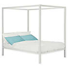 Alternate image 0 for EveryRoom Cara Full Metal Canopy Bed in White