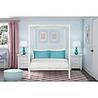 Alternate image 1 for EveryRoom Cara Full Metal Canopy Bed in White