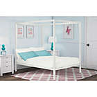 Alternate image 8 for EveryRoom Cara Full Metal Canopy Bed in White