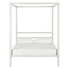 Alternate image 11 for EveryRoom Cara Full Metal Canopy Bed in White