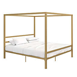 EveryRoom Cara Metal Canopy Bed