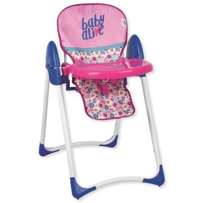 baby alive doll deluxe high chair toy