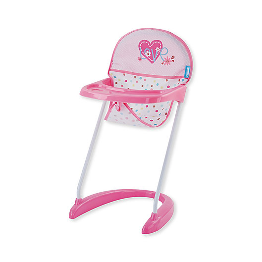 Alternate image 1 for Hauck Love Heart Pretend Play Baby Doll High Chair