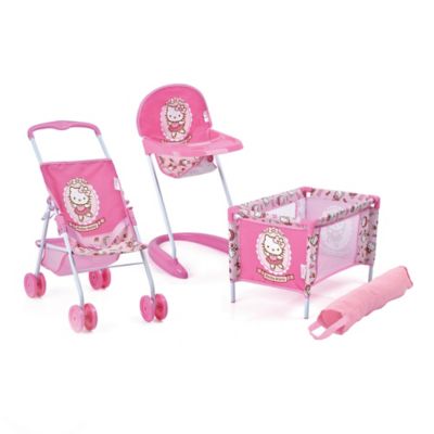 hello kitty doll stroller