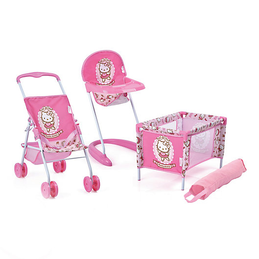 Alternate image 1 for Hauck Hello Kitty 3-Piece Baby Doll Playset