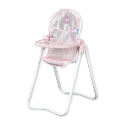 pink baby high chair