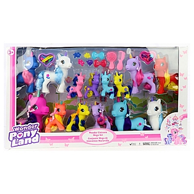 Gi-Go Toy Wonder Unicorn 14-Piece Mega Toy Set. View a larger version of this product image.