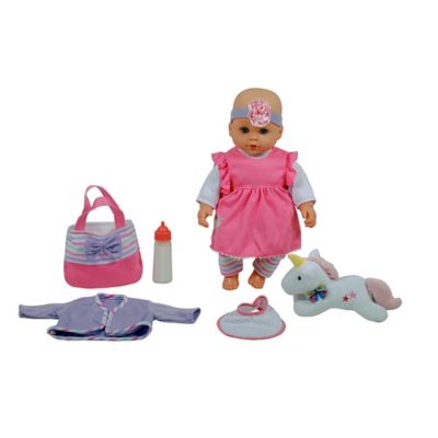 dream collection baby doll with stroller set