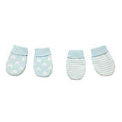 NYGB&trade; 2-Pack Stars and Stripes Scratch Mittens in Pastel Blue