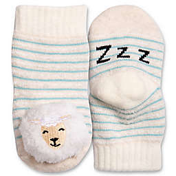 IQ Kids Size 0-12M Sheep Rattle Sock in Tan