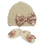 Alternate image 0 for So'Dorable 2-Piece Beanie and Bootie Set in Ivory