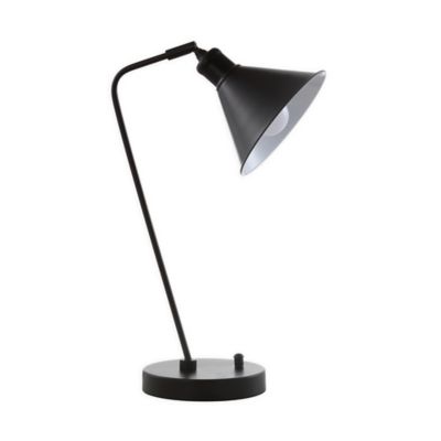 black dome table lamp