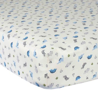 dinosaur fitted crib sheet