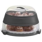 Alternate image 0 for prepworks&reg; Collapsible Cupcake and Cake Carrier in Grey