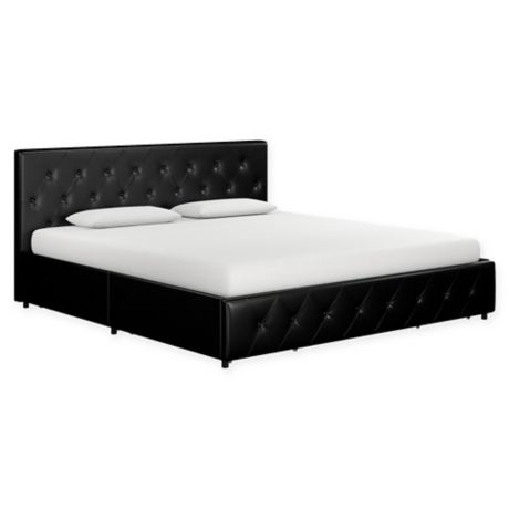 Aslef King Storage Platform Bed