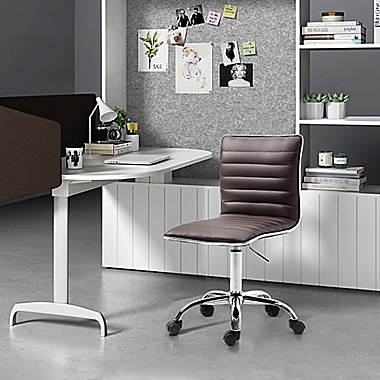 Edgemod Risa Task Chair in Brown. View a larger version of this product image.