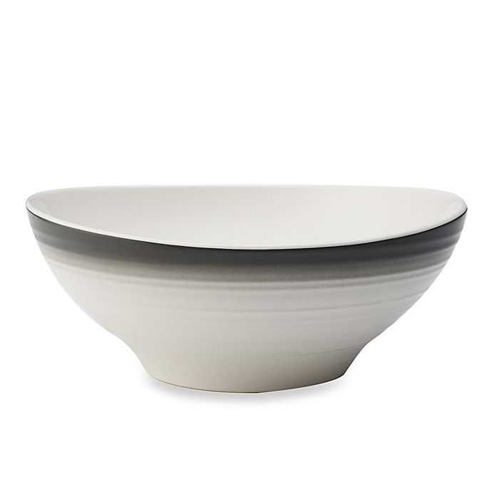 mikasa swirl ombre dinnerware grey
