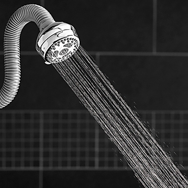 Waterpik&reg; PowerSpray FlexNeck 6-Spray Showerhead in Chrome. View a larger version of this product image.