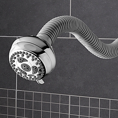 Waterpik&reg; PowerSpray FlexNeck 6-Spray Showerhead in Chrome. View a larger version of this product image.