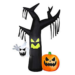 Airblown® Inflatables Ghostly Tree Scene Halloween Decoration