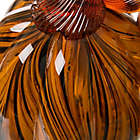 Alternate image 4 for 4-Inch Striped Glass Pumpkin in Brown