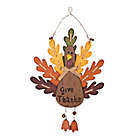Alternate image 0 for Glitzhome 20-Inch &quot;Give Thanks&quot; Wooden Turkey Wall D&eacute;cor