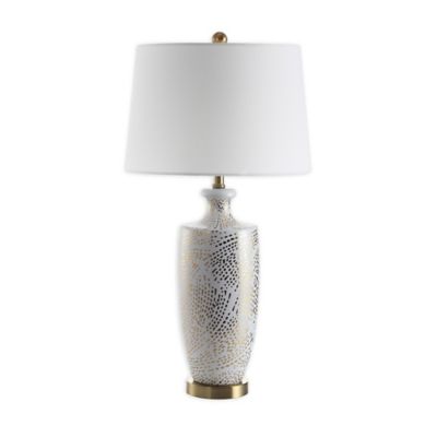 white gold lamp