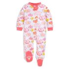 Alternate image 0 for Burt's Bees Baby&reg; Size 3-6M Rosy Spring Organic Cotton Footie in Pink