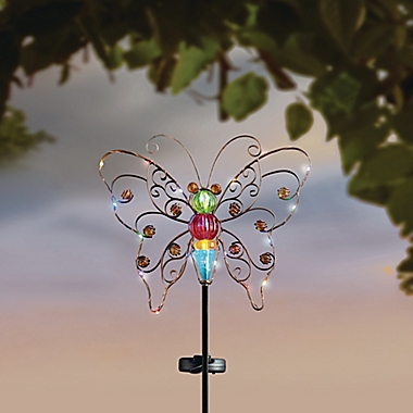 Destination Summer Butterfly Solar Stake. View a larger version of this product image.