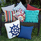 Alternate image 4 for W Home&trade; Medford Square Indoor/Outdoor Throw Pillow in Navy