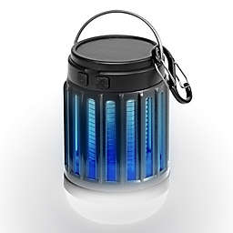 PIC® Solar LED Lantern & Portable Bug Zapper in Black