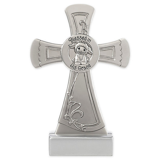 Alternate image 1 for Precious Moments® Baptism Cross with Stand