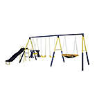 Alternate image 0 for Sportspower Super Star Metal Swing and Slide Set in Blue/Yellow