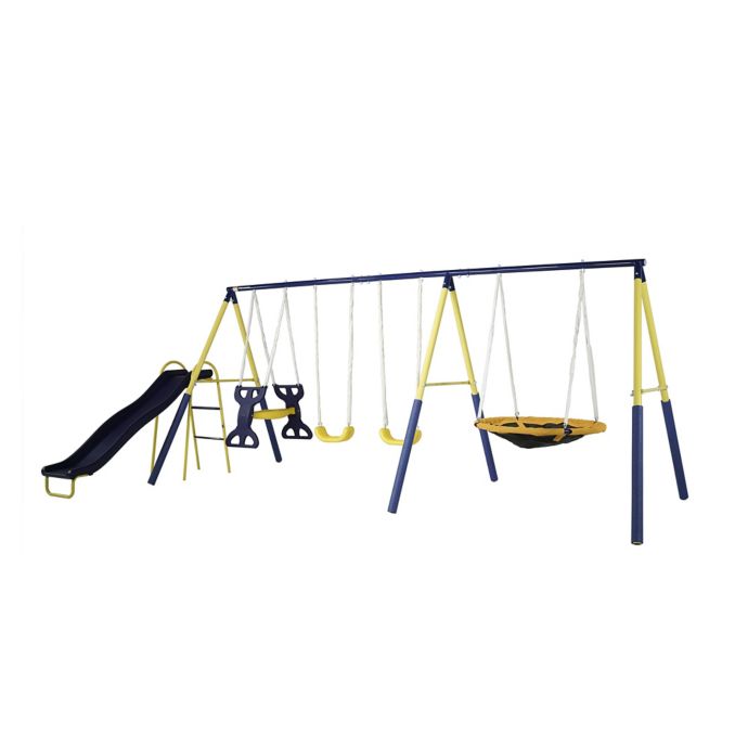 sportspower swing and slide set