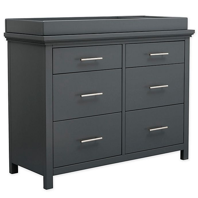 Simmons Kids Avery 6 Drawer Dresser With Changing Top Bed Bath