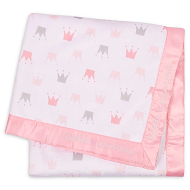 Gerber Princess 30&quot; x 40&quot; Plush Blanket in Pink. View a larger version of this product image.