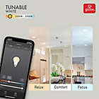 Alternate image 3 for Globe Electric Wi-Fi App Compatible Smart 6" Ceiling-Mount Integrated LED Retrofit Recessed Light