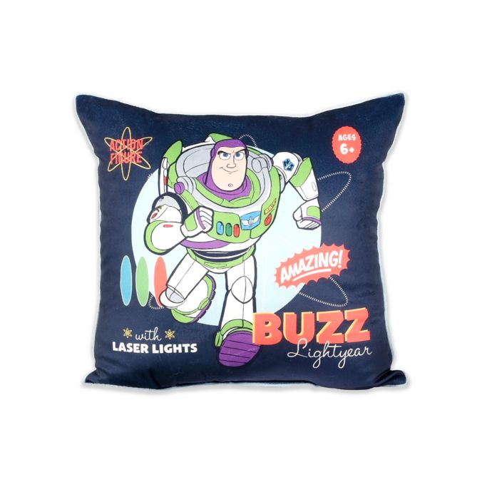 Disney Toy Story Buzz Lightyear Square Throw Pillow Bed Bath