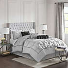 Alternate image 0 for Madison Park Laurel 7-Piece Queen Comforter Set in Grey