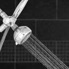 Alternate image 2 for Waterpik PowerSpray 5-Spray Dual Showerhead in Chrome