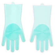 Kikkerland&reg; Designs 2-Piece Silicone Scrubbing Gloves Set
