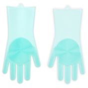 Kikkerland&reg; Designs 2-Piece Silicone Scrubbing Gloves Set