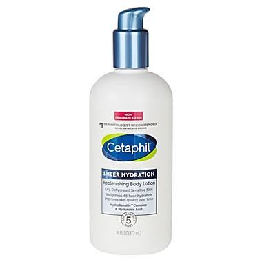 Cetaphil&reg; 16 fl. oz. Sheer Hydration Replenishing Body Lotion. View a larger version of this product image.