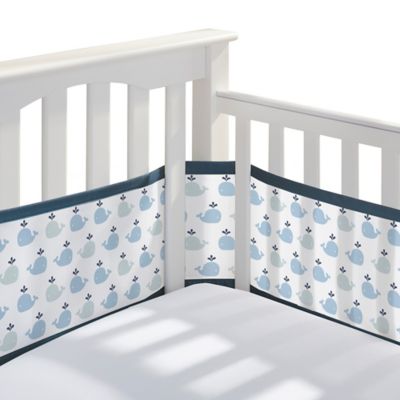 mesh breathable cot bumper