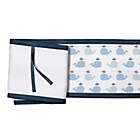 Alternate image 3 for BreathableBaby&reg; Breathable Mesh Crib Liner in Little Whale/Navy