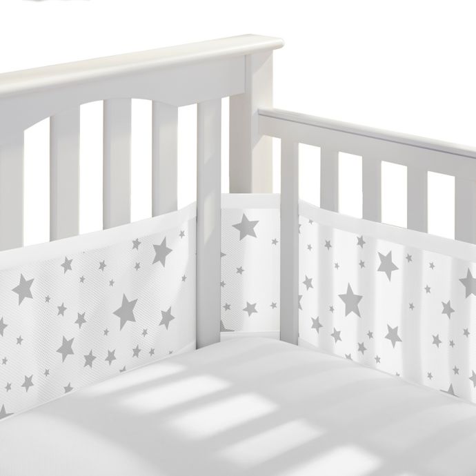 Breathablebaby Breathable Mesh Crib Liner In Starlight Buybuy Baby