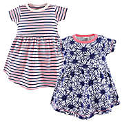 Touched by Nature Size 2T 2-Pack Daisy Organic Cotton Dresses