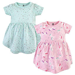 Hudson Baby® Size 5T 2-Pack Magical Unicorn Dresses in Pink