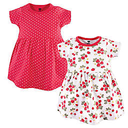 Hudson Baby® Size 4T 2-Pack Strawberries Dresses in Red